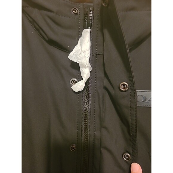 Coach 3 In 1 Men's Size X-Large Black Shearling Hooded Duck Down Parka CB587 New - Picture 7 of 10
